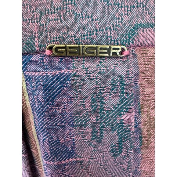 Geiger Austria skirt 42 M Actez pink boho midi European wool tribal high waisted - Picture 4 of 6